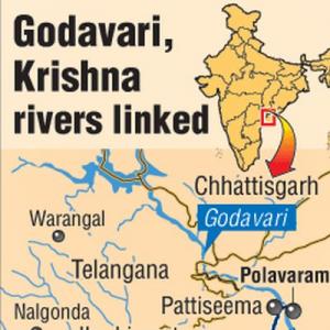 Godavari, Krishna rivers formally linked in Andhra Pradesh
