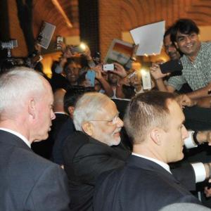 Patel protest fizzles out amid chants of 'Modi, Modi' in New York