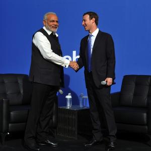 Modi's townhall with Zuckerberg at Facebook HQ