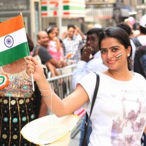Band, bajaa and masti: Indians celebrate I-Day in New York