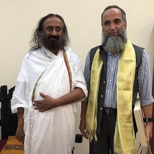 Burhan Wani's father: Discussed Kashmir with Sri Sri