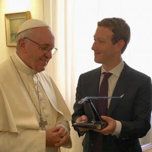 Mark Zuckerberg meets Pope, gifts him Facebook drone