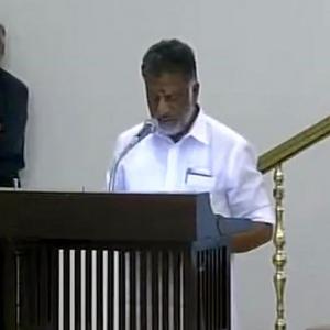 O Panneerselvam sworn in as Tamil Nadu CM