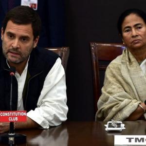 Rahul, Mamata lead fractured opposition, demand PM's resignation