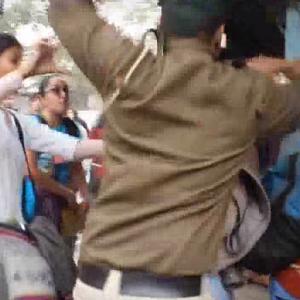 Delhi police slammed for thrashing protestors; RSS denies involvement
