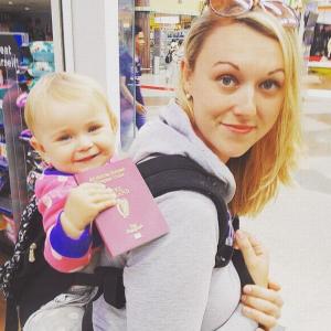 Tiniest traveller in the world: 10-week-old goes globetrotting with parents