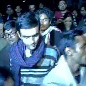 Umar Khalid, Bhattacharya surrender to police