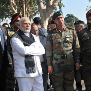PM visits Pathankot, voices satisfaction over counter attack