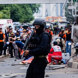 Central Jakarta rocked by multiple explosions, gunfire