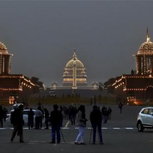 PHOTOS: Post R-Day parade, Raisina Hill, India Gate illuminated