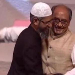 Digvijaya Singh under fire for sharing stage with Zakir Naik