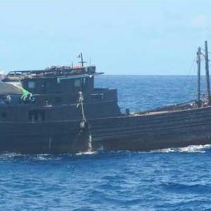 Coast Guard seizes suspected boat from Myanmar