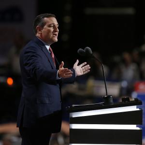 Ted Cruz is booed off stage for asking Americans to vote with conscience