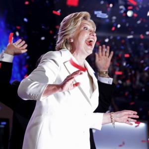 'Moment of reckoning': Hillary accepts historic presidential nomination