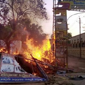 Mathura SP among 22 killed as 'satyagrahis' with grenades clash with cops