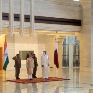 Modi, Qatar's emir hold talks to boost bilateral ties