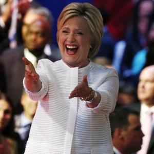 Clinton wins final primary, set for showdown with Trump
