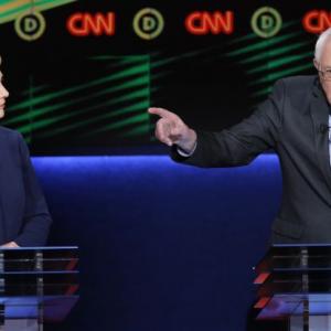 'Excuse me, can I finish please?' Sanders, Clinton face-off in debate