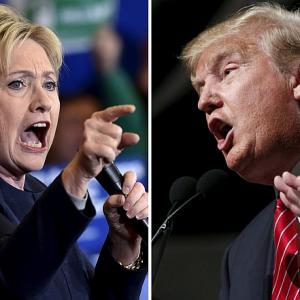 Trump catches up with Hillary; trails by just a point in latest poll