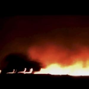 Massive fire at India's biggest arms depot kills 2 army officers, 14 others