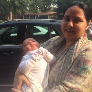 Lalu's grandson makes his Parliament debut. He's only 2-months old