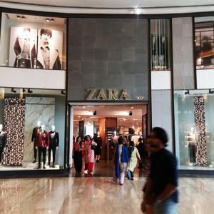 zara in mall of india