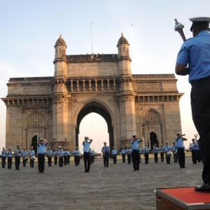 In Pics: Navy rehearses for Beating Retreat ceremony in Mumbai