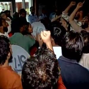 JNU students lock up VC, senior officials over missing youth