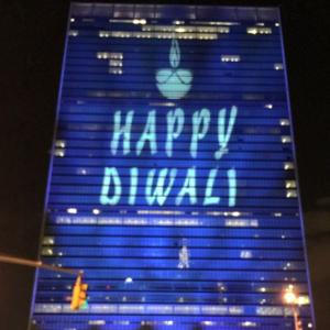 UN lights up for Diwali for the 1st time
