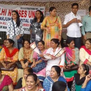 Nurses strike hits hospital services; Delhi invokes ESMA