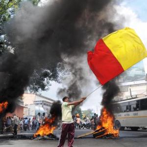 PHOTOS: Cauvery bandh brings Bengaluru to halt