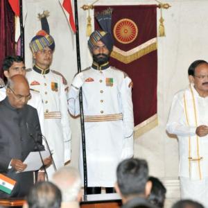 Venkaiah Naidu takes oath as Vice President