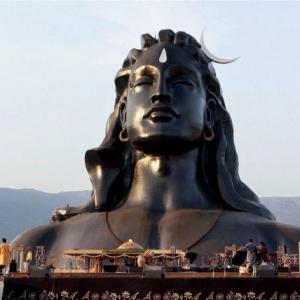 PM unveils 112-ft bust of 'Adiyogi' Shiva; extols Yoga