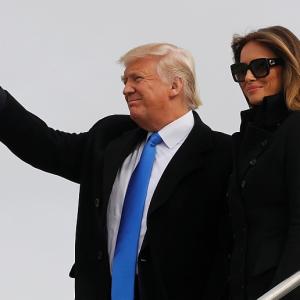PIX: Trump arrives in Washington for inauguration