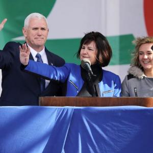 US VP at anti-abortion march: 'Life is winning again in America'