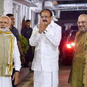 Naidu: From putting posters of Atal, Advani to VP candidate