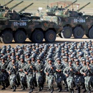 China's defence budget=$175 bn. India's=$46 bn