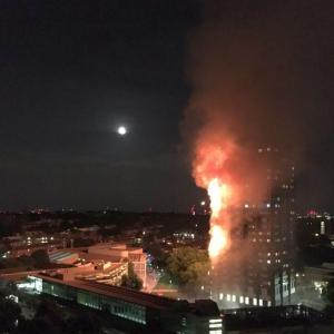 12 killed as massive fire engulfs London residential tower