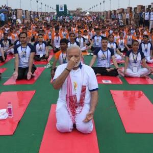 Yoga has played big role in uniting the world: Modi