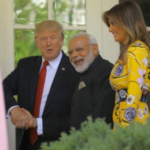 Modi and Trump: Of hugs and handshakes