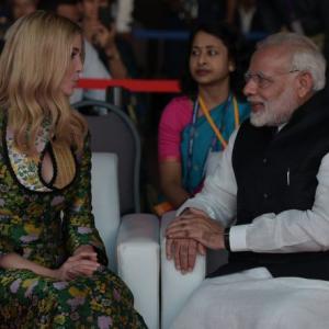 Ahead of GES, Ivanka meets PM Modi, Sushma