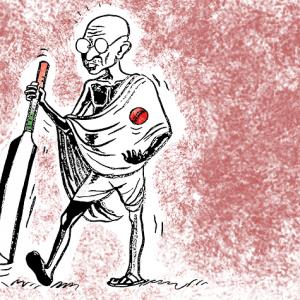 Cricket's tryst with Mahatma Gandhi