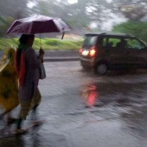 PHOTOS: Heavy rainfall lashes Mumbai