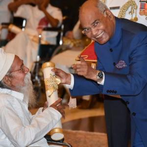 PHOTOS: President presents Padma awards to 43