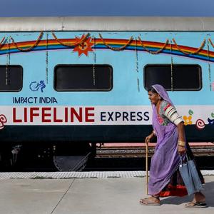 On board the Lifeline Express, world's first hospital train