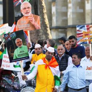 PHOTOS: How PM Modi was greeted in London