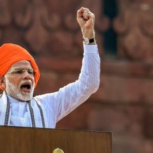 In last I-day speech of term, Modi hails India's rise under his govt