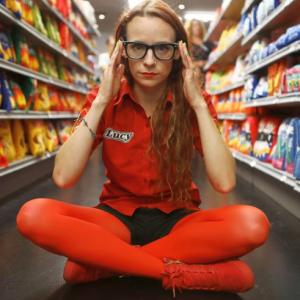 Inside the supermarket full of items you can't really eat