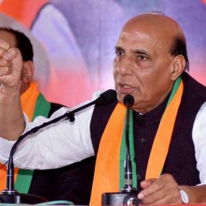 We can send our Army to fight terror: Rajnath to Pak