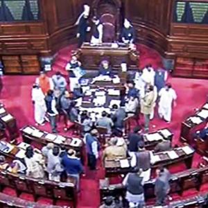 'Don't want these ugly scenes to be seen': Rajya Sabha adjourned for the day